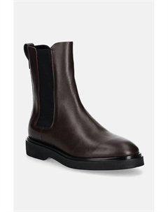 Кожаные ботинки челси FLAT CHELSEA BOOT LTH, коричневый Calvin klein