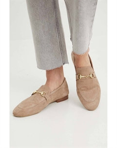 Мокасины из медицинской замши, бежевый Medicine