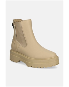 Ботинки челси ПРОРЕЗИНЕННЫЕ CHELSEA TL, бежевый Tommy hilfiger