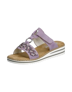 Мюли Keil, фиолетовый Rieker