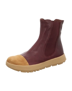 Ботинки женские челси Chelsea COMODA с контрастным носком, коричневый Think