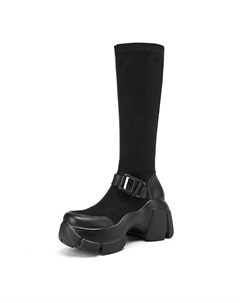 Сапоги женские черный Mo lin