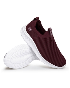 Кроссовки для образа жизни Женские низкие, цвет Dark Red Rongshi
