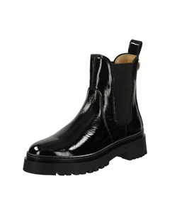 Женские ботинки челси из лакированной кожи, черный Gant
