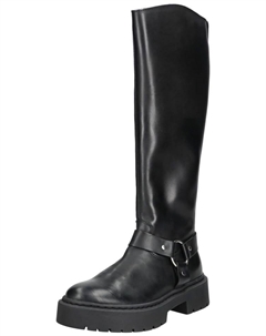 Сапоги женские из натуральной кожи, черный Steve madden