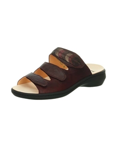 Мюли Tieffußbett Pantolette CAMILLA DAMEN, цвет chianti/kombi Think