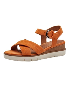 Сандалии на плоской подошве Sandalette, оранжевый Tamaris