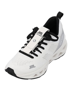 Элегантные туфли на шнуровке, цвет white/silver Steve madden