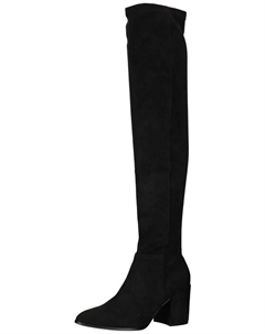 Ботфорты женские на каблуке, черный Steve madden