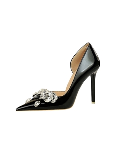 Туфли женские на высоком каблуке, цвет Burgundy 10.5cm Bigtree