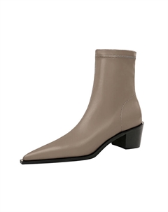 Ботильоны женские, цвет Coffee Bigtree