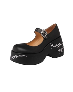 Туфли Мэри Джейн женские, черный Quicheshoes