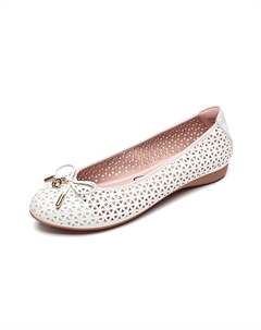 Туфли женские повседневные Women's Casual Shoes Women's Low-Top, бежевый Quicheshoes