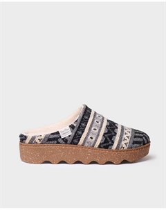 Женские закрытые домашние тапочки на платформе, черный Toni pons