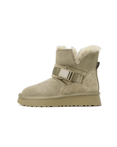 Зимние ботинки женские, коричневый Aokang