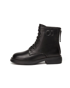 Ботинки женские Martin на шнуровке и с молнией, черный Daphne