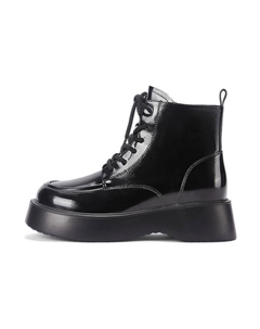 Ботинки женские Martin Boot на толстой подошве, черный Daphne