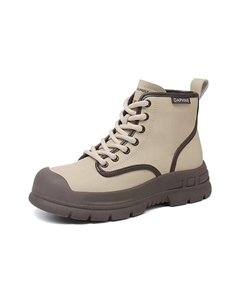 Ботинки женские Martin Boot на шнуровке, белый Daphne