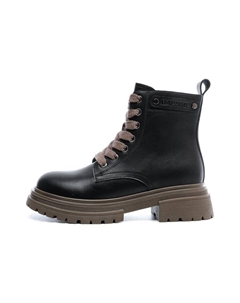 Ботинки женские Martin Boot на шнуровке, бежевый Daphne