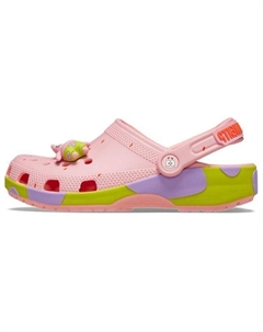 Классический сабо Губка Боб Квадратные Штаны Патрик Стар, цвет Pink/Yellow Crocs