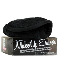 Мини салфетка для снятия макияжа черная 006104 Makeup eraser