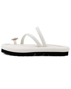 Шлепанцы женские золотой, белый Cicifor