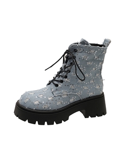 Ботинки Martin Boot женские, цвет Denim Blue Cherry&kalika