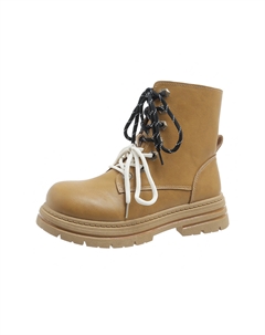 Ботинки Martin Boot женские, желтый Cherry&kalika