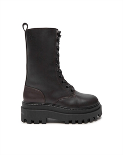 Ботильоны Jeans Chelsea Flatform Lace Up Boot Mg Lth YW0YW01544 Marrón, коричневый Calvin klein