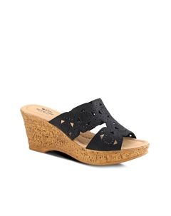 Сандалии Flamyo Wedge Sandal, черный Spring step
