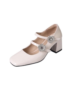 Туфли Мэри Джейн женские, цвет Burgundy Quicheshoes