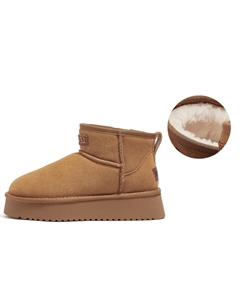 Зимние ботинки женские, розовый Camel