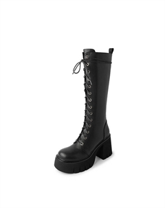 Сапоги женские, цвет Black Patent Leather Five-nine dan seven