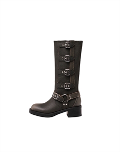 Сапоги женские, золотой Five-nine dan seven