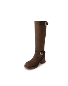 Сапоги Knee-high Boots Women's, цвет Apricot Five-nine dan seven