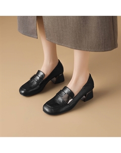 Лоферы женские, черный Hla