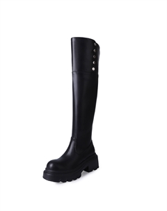 Сапоги женские белый Five-nine dan seven