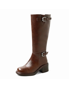 Сапоги Knee-high Boots Women's, черный Five-nine dan seven