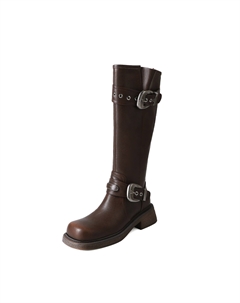 Сапоги Knee-high Boots Women's Five-nine dan seven