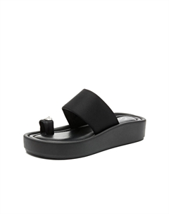 Шлепанцы женские, черный 15 mins