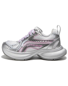 Кроссовки женские толстые низкие, цвет Silver Pink C°banner