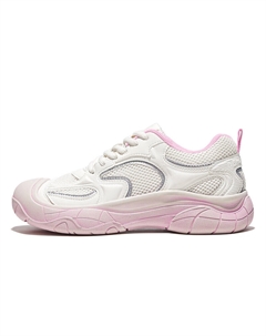 Кроссовки Lifestyle женские низкие бежево-розовый Feiyue.®