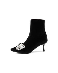 Ботильоны женские, красный 15 mins