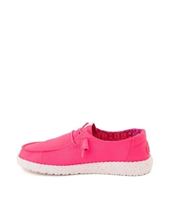 Слипоны Womens Wendy Stretch Slip-On Casual Shoe, цвет Neon Pink Hey dude