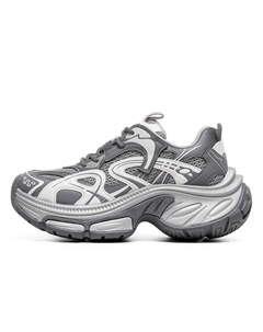 Кроссовки женские толстые низкие, серый C°banner