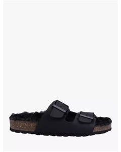 Тапочки Jessie Suede Wool Lined Sandal, черный Hush puppies