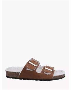 Тапочки Jessie Suede Wool Lined Sandal, цвет tan Hush puppies