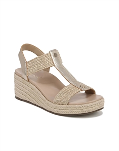 Сандалии Calera Espadrille Wedge Sandal, золото Vionic