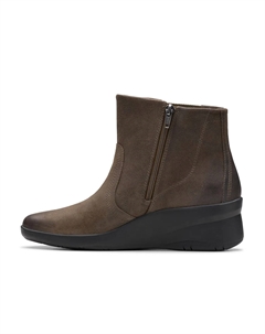 Ботильоны Suttyn Rae Wedge Bootie, коричневый Clarks
