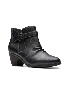 Ботильоны Emily Opal Bootie, черный Clarks